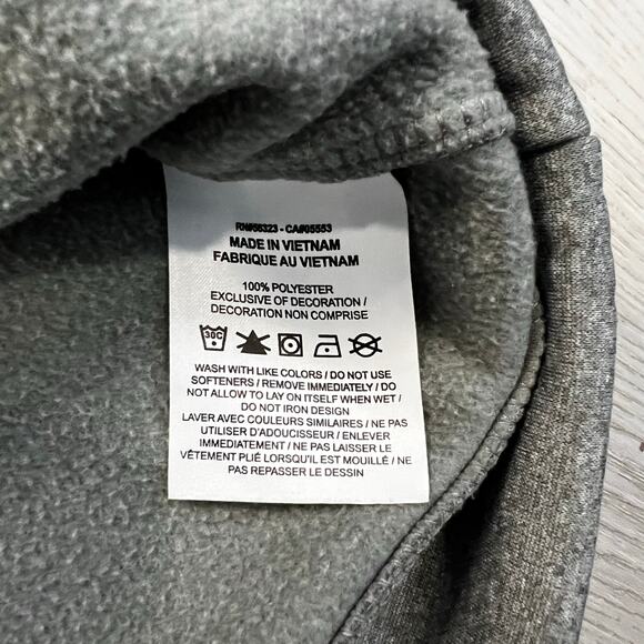 Nike Dri-fit Lightweight Hoodie Men’s Size Large Gray Swish Logo - Picture 4 of 6